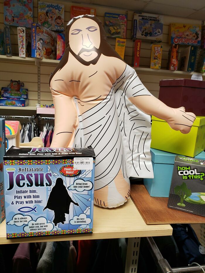 Inflatable Jesus. Children's Society Wickford