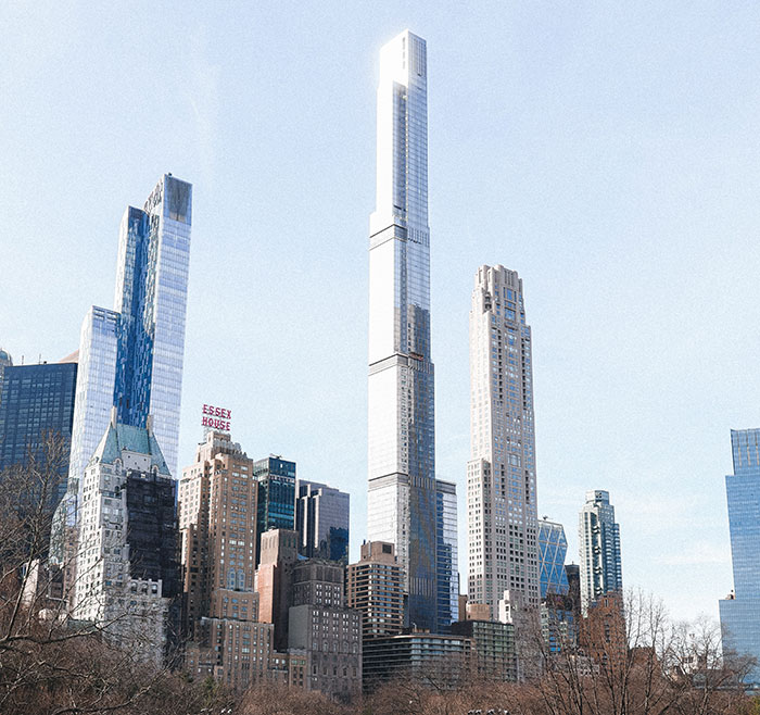 Picture of Central Park Tower near other buildings