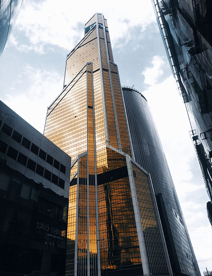 Picture of Mercury City Tower near other buildings