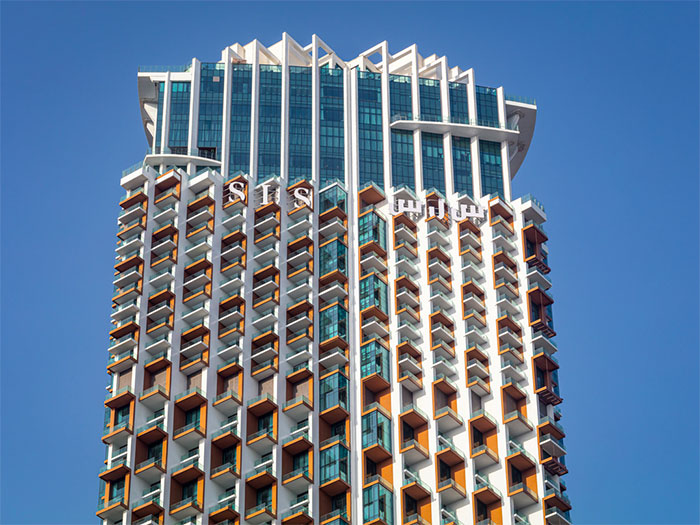 Picture of SLS Dubai near other buildings