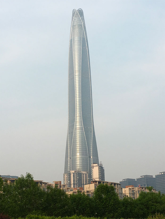 Picture of Tianjin CTF Finance Centre near other buildings