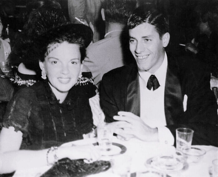 Judy Garland And Jerry Lewis At Ciro’s Circa 1949