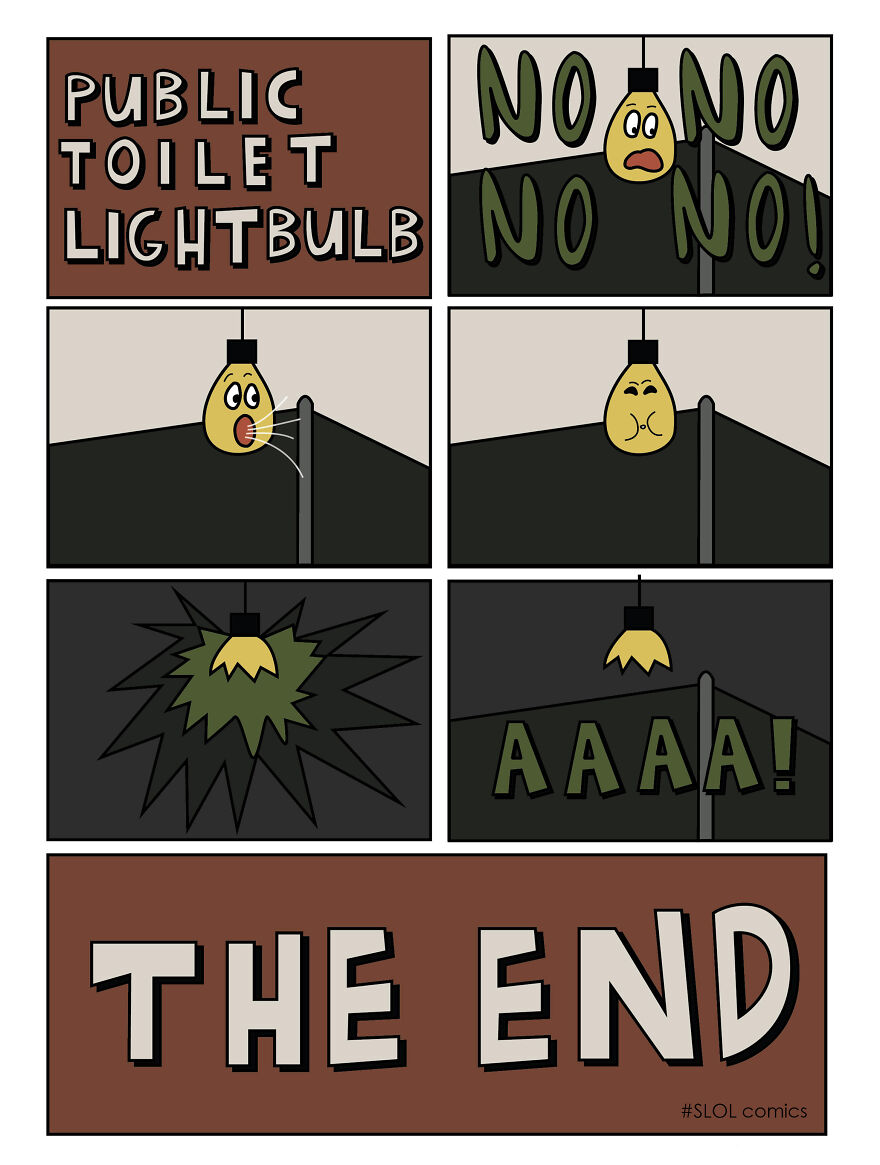 I Create Comics Form A Perspective Of A Lightbulb