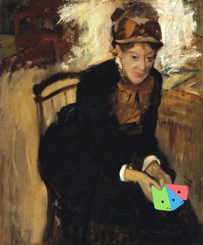 "Got It All" Based On "Mary Cassatt" By Edgar Degas (1880-84)