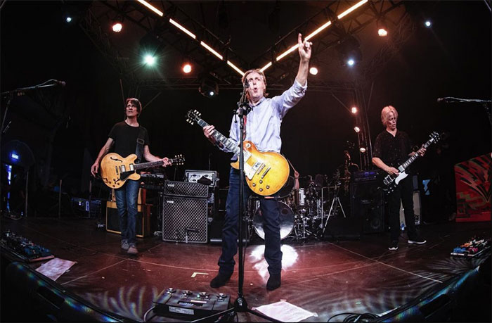 Photo of The Beatles concert