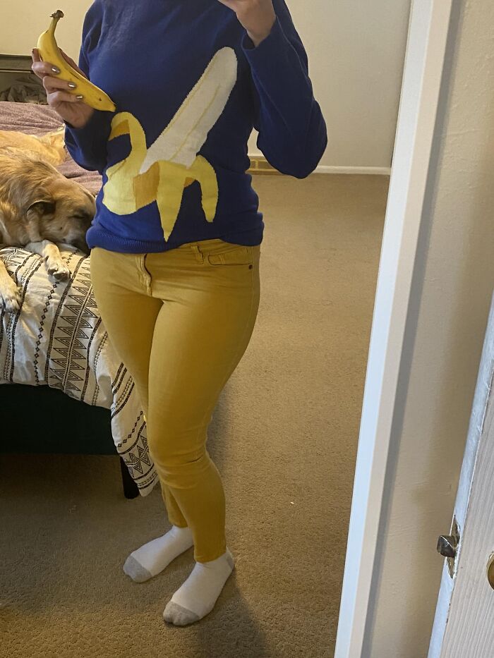About 3&1/2 Years Ago I Let This Banana Sweater Slip Away From Me