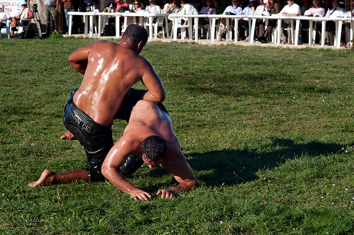 Oil Wrestling