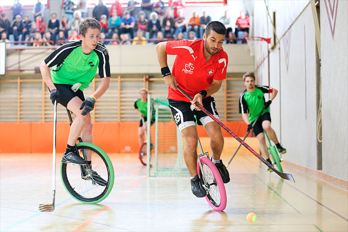 Unicycle Hockey