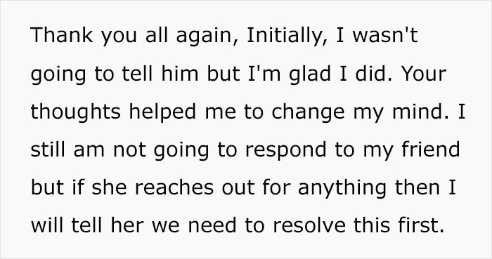 "As Someone Who Was Cheated On, Trust Me, I Know": Husband Gives Wife's Friend A Compliment, Drama Ensues "As Someone Who Was Cheated On, Trust Me, I Know": Husband Gives Wife's Friend A Compliment, Drama Ensues