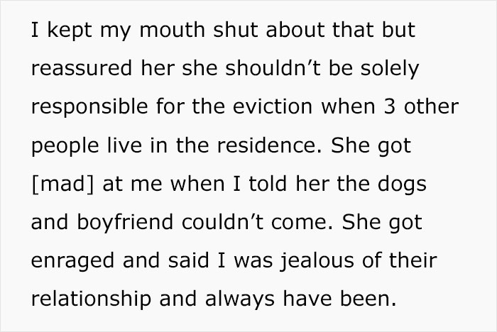 Woman Offers Her Homeless Friend Shelter But Won't Accept Her Loser Boyfriend And Dogs, Drama Ensues