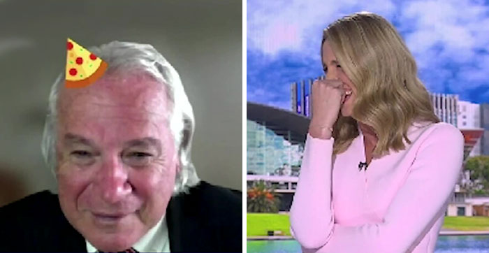 People Are Cracking Up At This Cute Interview Guest Accidentally Changing His Background And Filter From Goofy To Goofier