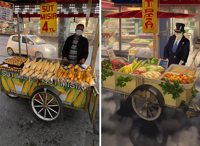 Fried Corn In Istanbul