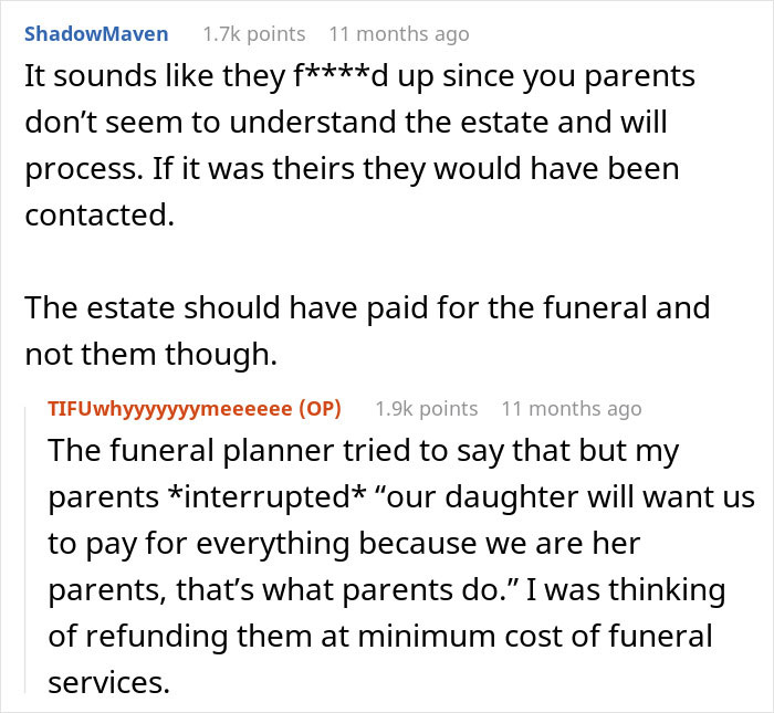 Parents Sue Second Child After First-Born Dies Without Leaving Them Anything