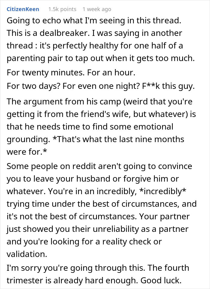 Wife Is Lost And Confused After Her Husband Leaves Her And Their Baby 10 Days After Her C-Section To Stay With His Friends Wife Is Lost And Confused After Her Husband Leaves Her And Their Baby 10 Days After Her C-Section To Stay With His Friends
