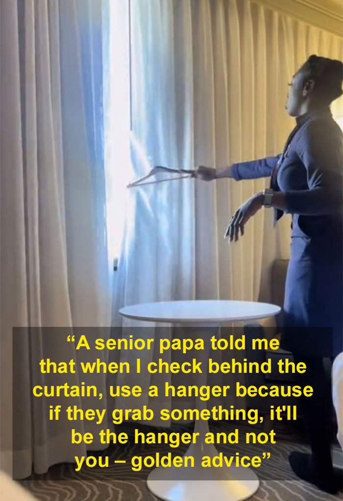 "I Will Never Stop Doing My Hotel Security Search": Woman Shows Her Security Routine To Teach Others "I Will Never Stop Doing My Hotel Security Search": Woman Shows Her Security Routine To Teach Others