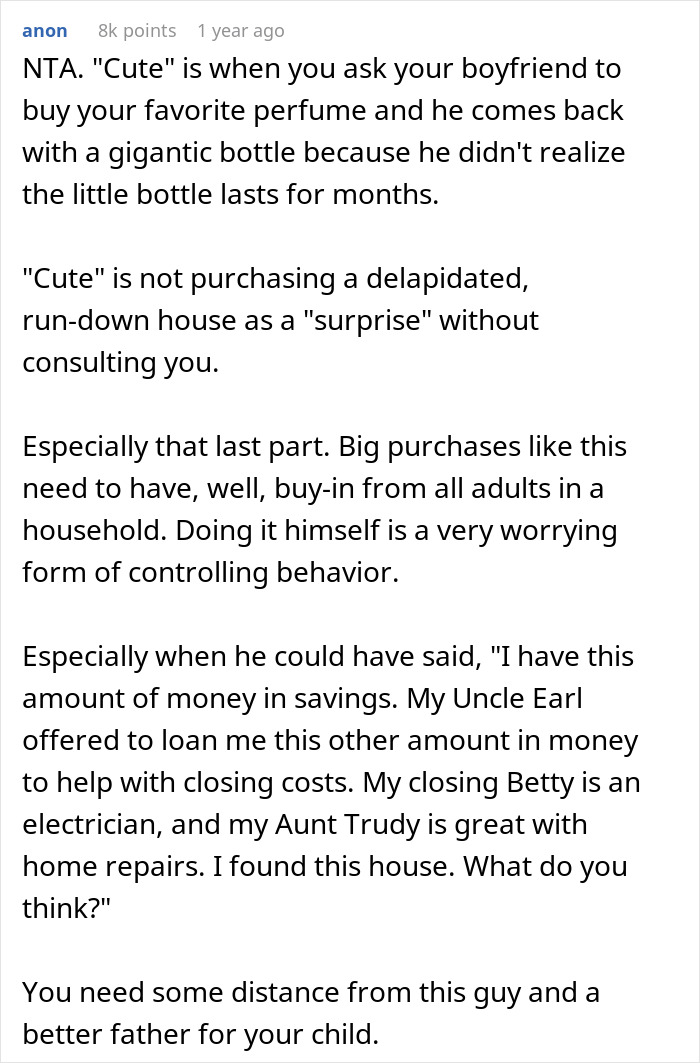 Boyfriend Surprises His Pregnant Girlfriend With A House She Absolutely Hates, She Says He Can Live There By Himself, Drama Ensues