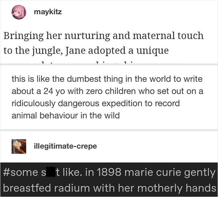 Jane Goodall Should Just Go Ape S*it