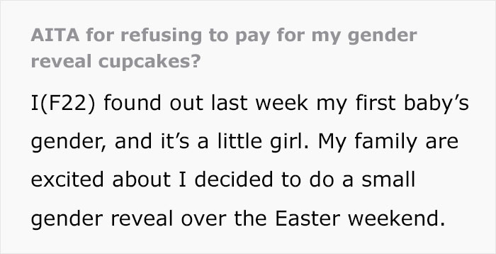 The Internet Stands Up For This Woman Who Refused To Pay For Gender Reveal Cupcakes