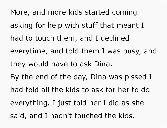 Trans Teen Maliciously Complies After Homophobic Coworker Forbids Him From Touching The Kids, Making Her Regret It