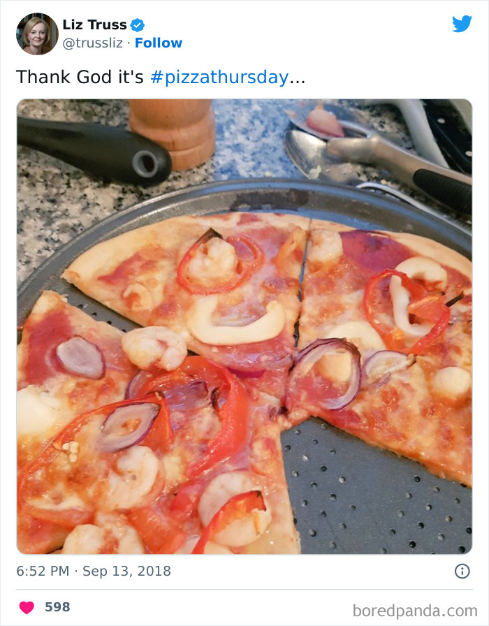 Former UK Prime Minister’s Pizza