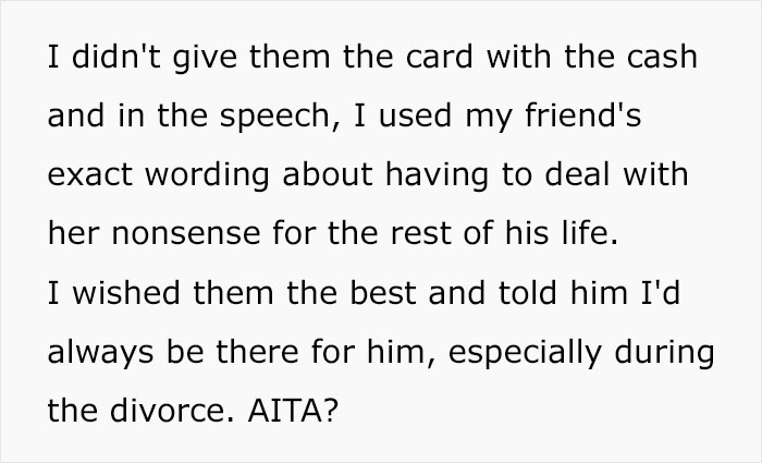 "If I Was A True Best Man, I Would Offer To Pay For The Bar Bill": Bridezilla Has A List Of Ridiculous Requirements For Best Man, He Surprises Her With A Toast "If I Was A True Best Man, I Would Offer To Pay For The Bar Bill": Bridezilla Has A List Of Ridiculous Requirements For Best Man, He Surprises Her With A Toast