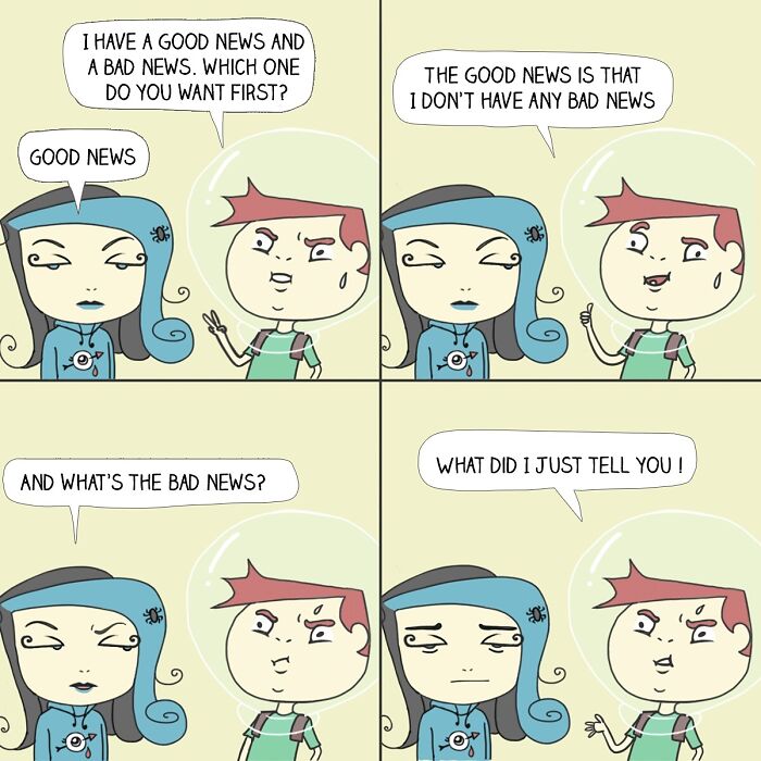 50 Funny Comics With Unexpected, Sometimes Dark Endings By SpaceboyCantLOL (New Pics)