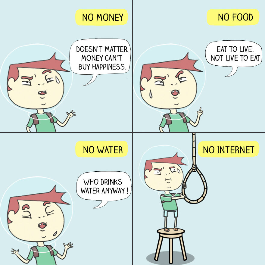 Artist’s 60 Hilariously Crazy Comics For People Who Love Dark Humor