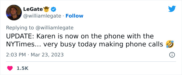 "Crazed Karen Threatens To Report Me To My Boss (Me)": Guy Shares Screenshots Of Crazed Karen, Gets Her Fired