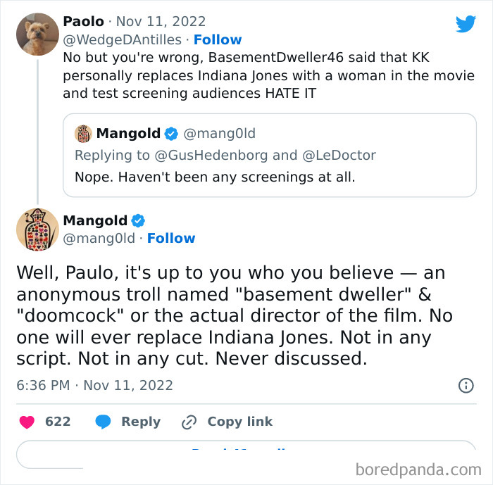 Basement Dweller Gets Roasted By Indiana Jones 5 Director