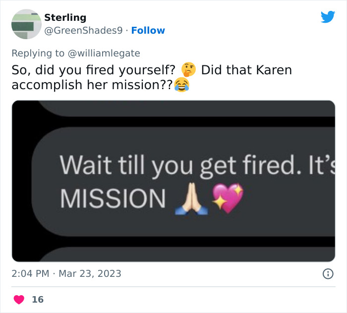 "Crazed Karen Threatens To Report Me To My Boss (Me)": Guy Shares Screenshots Of Crazed Karen, Gets Her Fired