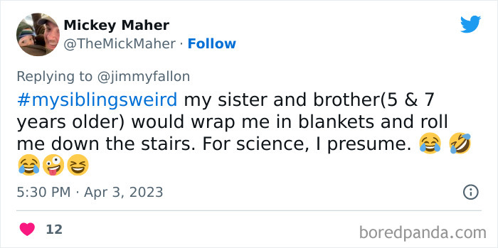 Weird-Sibling-Stories-Tweets-Jimmy-Fallon