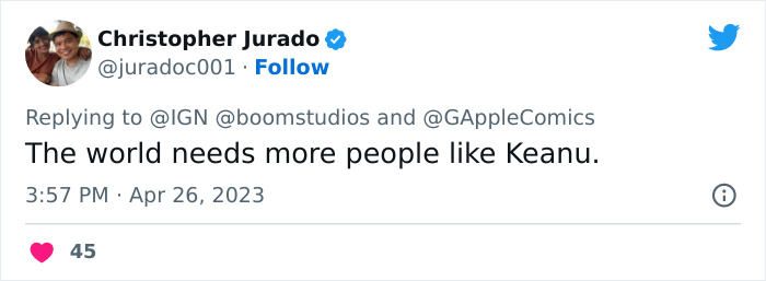 Keanu Reeves Shows The World That Fame Doesn't Cost Kindness After The Cutest Interaction With 9 Y.O. Fan