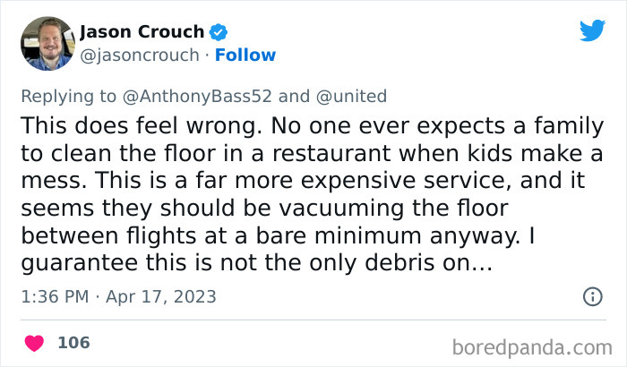 Dad Is Outraged After Flight Attendant Asked His Pregnant Wife To Clean Up After Their Kids, Sparks A Debate Online