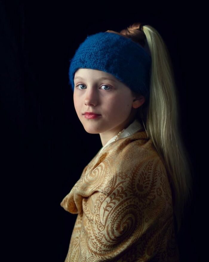 This Instagram Account Honors The Painting "Girl With A Pearl Earring "