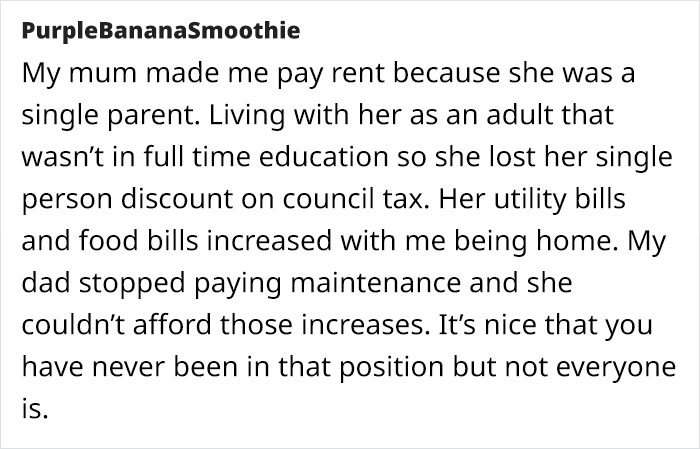 Mom Asks 18-Year-Old Daughter To Contribute £75 To Bills Since She Has A Job, The Daughter Finds It Outrageous Mom Asks 18-Year-Old Daughter To Contribute £75 To Bills Since She Has A Job, The Daughter Finds It Outrageous