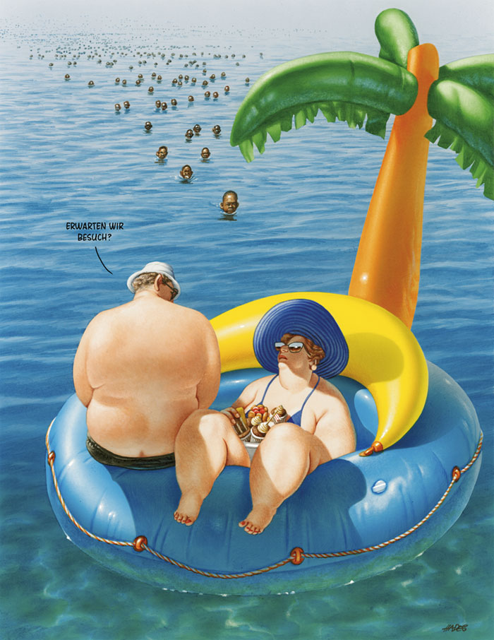 Satirical-Illustrations-Cartoonist-Gerhard-Haderer