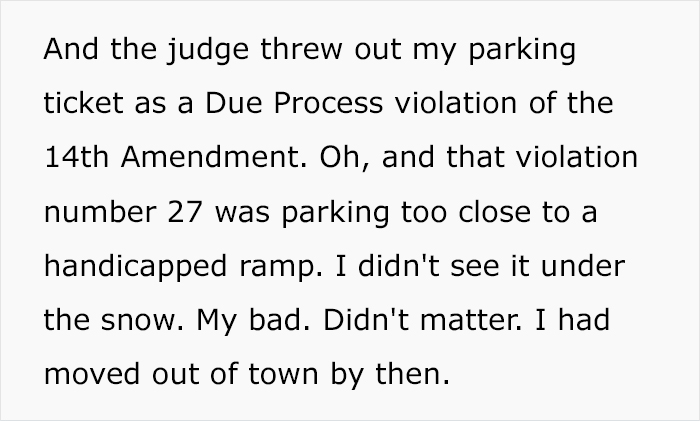 "We Don't Have To Tell You": Guy Goes To Court To Prove Every Parking Ticket His City Wrote Is Wrong