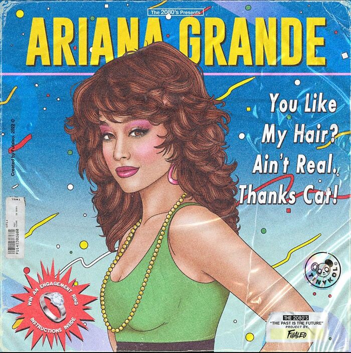 Ariana Grande "You Like My Hair? Ain´t Real. Thanks Cat!"