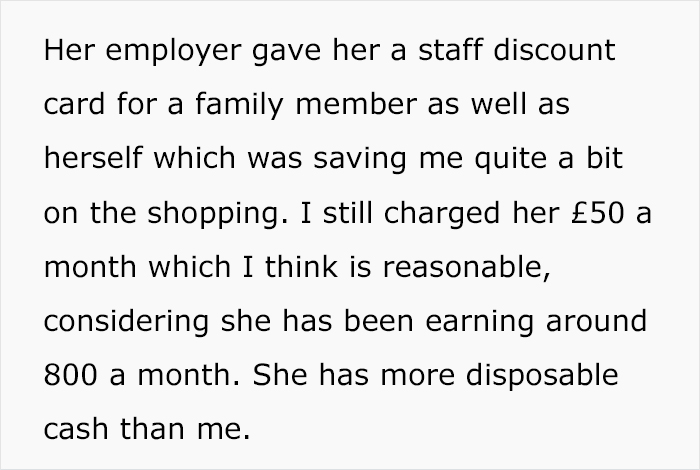 Mom Asks 18-Year-Old Daughter To Contribute £75 To Bills Since She Has A Job, The Daughter Finds It Outrageous Mom Asks 18-Year-Old Daughter To Contribute £75 To Bills Since She Has A Job, The Daughter Finds It Outrageous