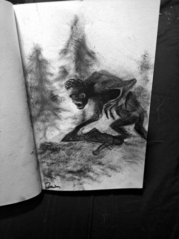 Charcoal Drawing I Did For School