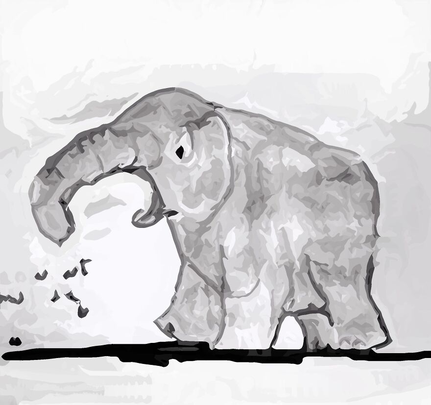 Some Watercolor Images I Created After Adding Digital Makeover