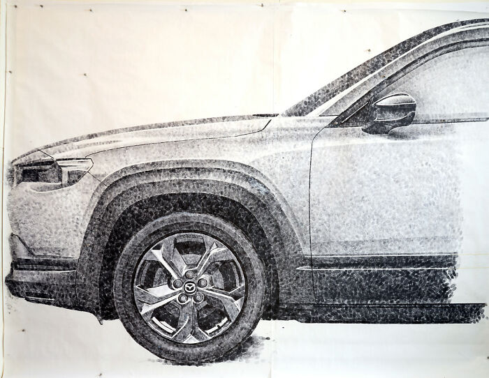 Incredible Finger Drawings By Judith Braun