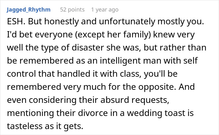 "If I Was A True Best Man, I Would Offer To Pay For The Bar Bill": Bridezilla Has A List Of Ridiculous Requirements For Best Man, He Surprises Her With A Toast "If I Was A True Best Man, I Would Offer To Pay For The Bar Bill": Bridezilla Has A List Of Ridiculous Requirements For Best Man, He Surprises Her With A Toast