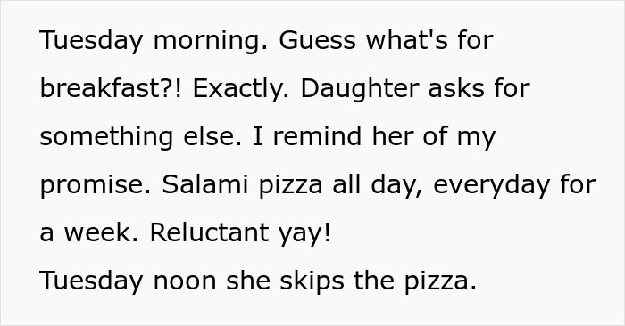 8-Year-Old Girl Finds Out The Meaning Of &ldquo;Careful What You Wish For&rdquo; When Mum Serves Her Nothing But Salami Pizza For A Week