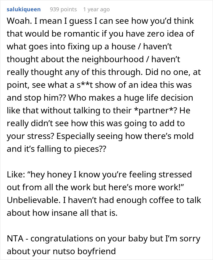 Boyfriend Surprises His Pregnant Girlfriend With A House She Absolutely Hates, She Says He Can Live There By Himself, Drama Ensues