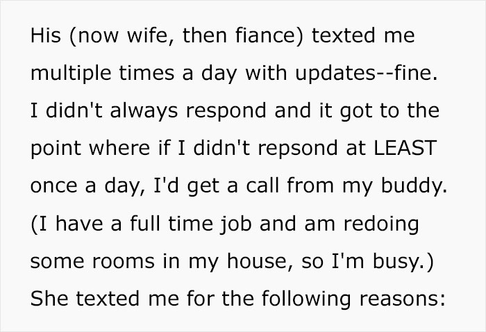 "If I Was A True Best Man, I Would Offer To Pay For The Bar Bill": Bridezilla Has A List Of Ridiculous Requirements For Best Man, He Surprises Her With A Toast "If I Was A True Best Man, I Would Offer To Pay For The Bar Bill": Bridezilla Has A List Of Ridiculous Requirements For Best Man, He Surprises Her With A Toast