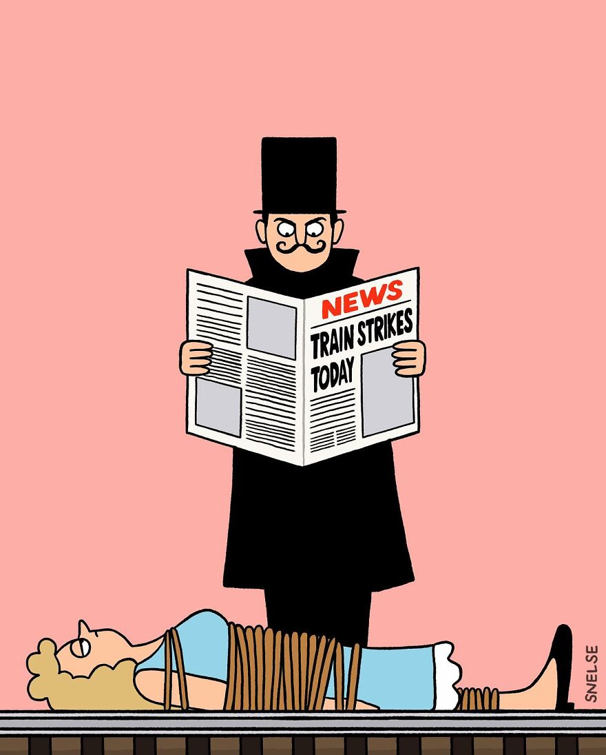 New Sarcasm-Filled Comics And Illustrations By Cartoonist Steve Nelson