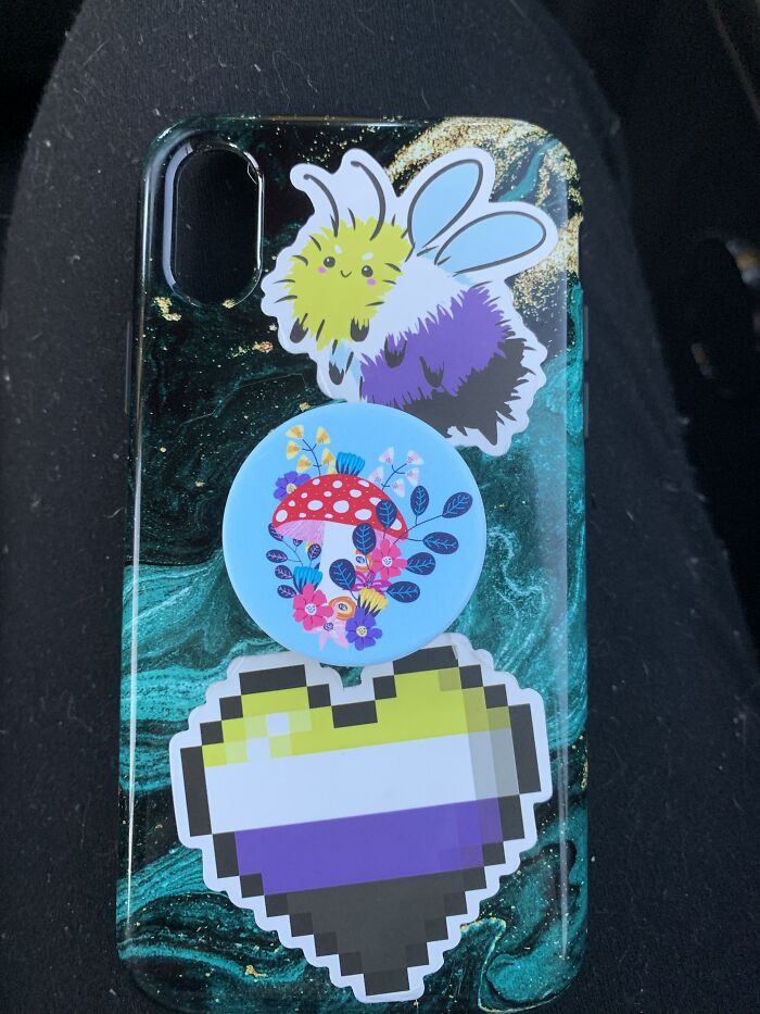 I Got What I Thought Was A Small Pack Of Nonbinary Pride Stickers, But There Were More Than Expected