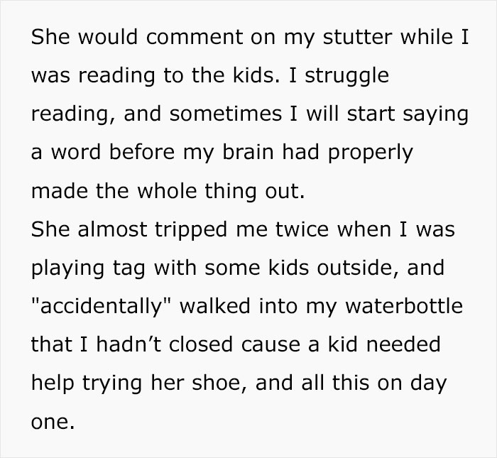 Trans Teen Maliciously Complies After Homophobic Coworker Forbids Him From Touching The Kids, Making Her Regret It