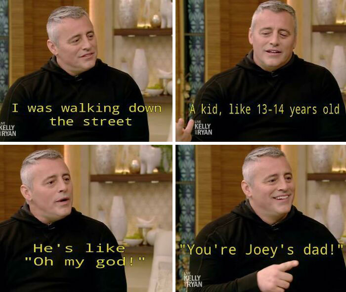 Matt Leblanc (Joey From Friends) On Meeting Younger Fans